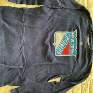 New York Rangers Long Sleeve Shirt. Old Time Hocke